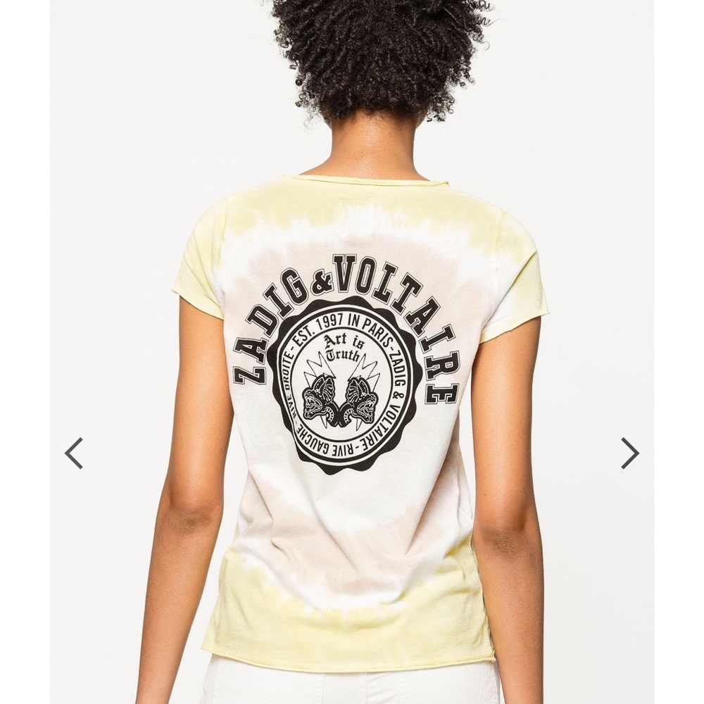 Multicolored tie dye t-shirt by Zadig & Voltaire